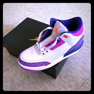 AIR JORDAN 3 RETRO(GS) "Barely Grape"